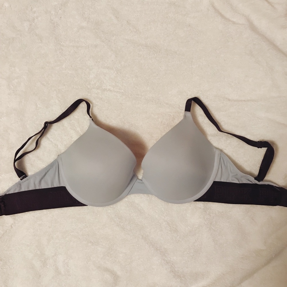 Light Blue and Purple Push Up Bra
